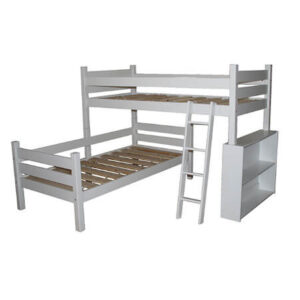 Pine L-shape Bunk