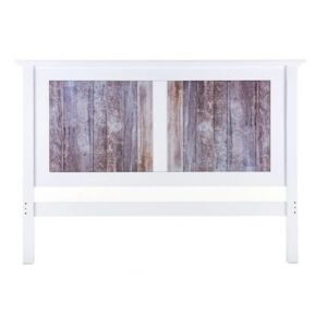 Oslo White Wooded Headboard